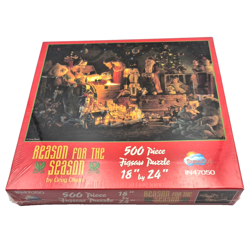 Reason For the Season Greg Olsen 500pc Nativity Christmas Puzzle New Sealed